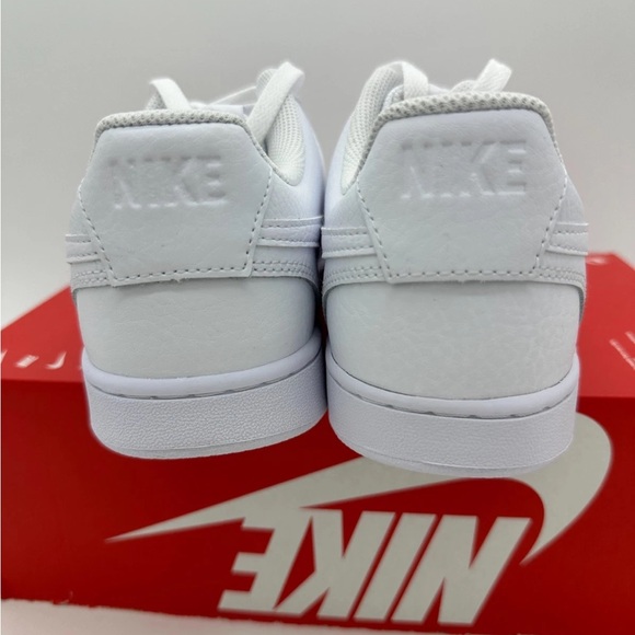 Women's Nike Court Vision Low Casual Shoes - Triple White CD5434_100 - Picture 5 of 14